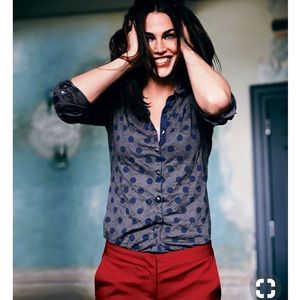 Boden Easy Jersey Button Down